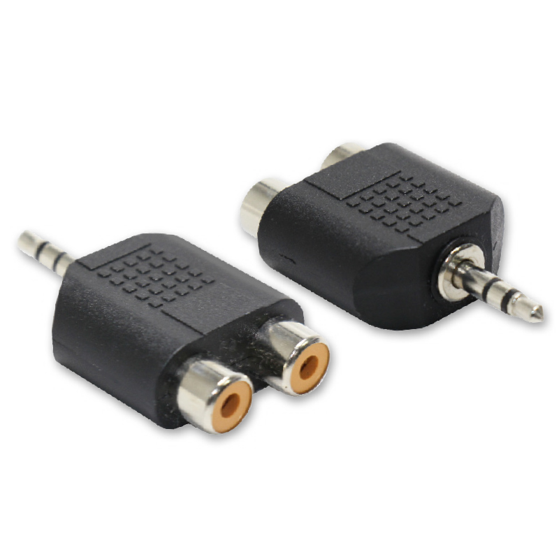 Adaptador 2 RCA -jack-plug